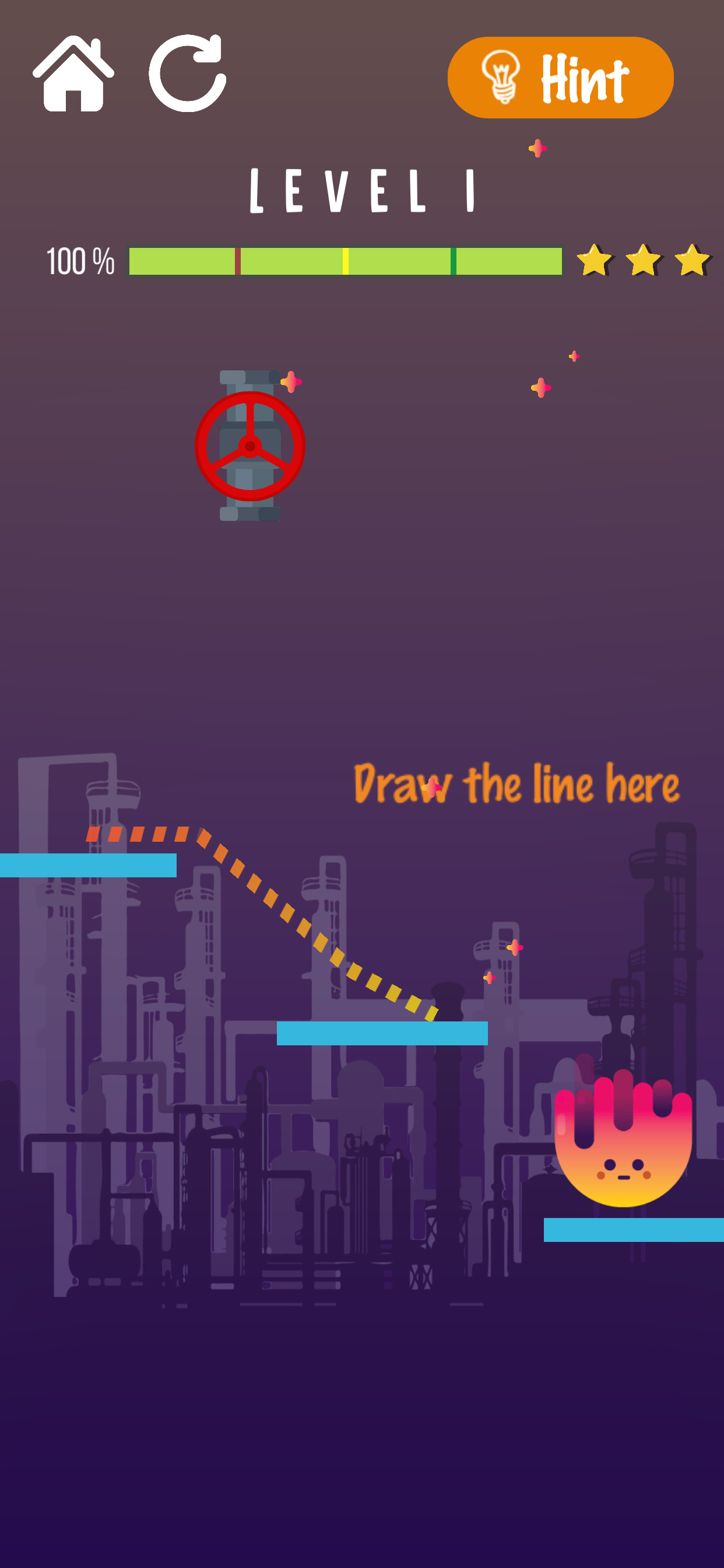 Blaze Up Level 1 Screen